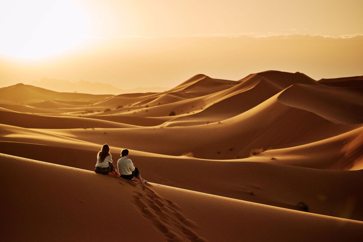 Luxury desert landscape
